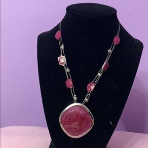 Pink necklace